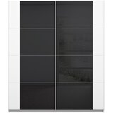 Rauch Möbel omara z drsnimi vrati, antracit, bela | Shoptok.si