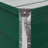  Povišeni vrtni krevet Zelena 100 x 80 x 55 cm | shoptok.hr