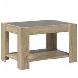  Stolić za kavu LED boja hrasta 73x53x45 cm konstruirano drvo | Eponuda.com