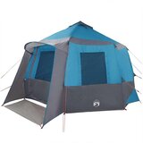  Kabinski šator s krovom Plava i siva 405 x 405 x 273 cm | shoptok.hr