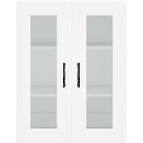  Visoka komoda bijela 69 5x34x180 cm konstruirano drvo | shoptok.hr
