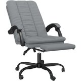  Uredski naslonjač od tkanine svjetlosivi | shoptok.hr