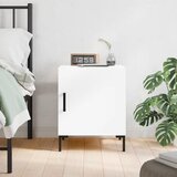 vidaXL Noćni ormarić bijeli 40 x 40 x 50 cm od konstruiranog drva | shoptok.hr