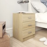 Furnova Nočne omarice 2 kosa sonoma hrast 38x35x56 cm iverna plošča, (21926016) | Shoptok.si