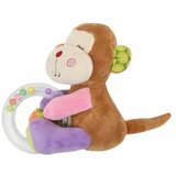 Lorelli plišana igračka sa zvečkom Majmunče braon Cene