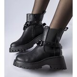 Gemre Black ankle boots with chunky sole Beltran | Shoptok.si