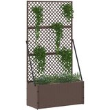  Vrtni rešetkasti saksija Smeđa 70 x 30 x 135 cm Metal | shoptok.hr