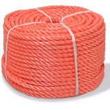 vidaXL Zvita vrv polipropilen 10 mm 100 m oranžna Cene