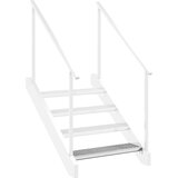  Rešetkasta stepenica 60 x 24 x 7 cm od pocinčanog čelika | shoptok.hr