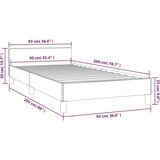 vidaXL Posteljni okvir z vzglavjem krem 90x200 cm umetno usnje | Shoptok.si