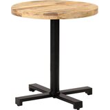 Bistro stolić okrugli Ø 70 x 75 cm od grubog drva manga | shoptok.hr