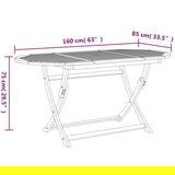  9-dijelni vrtni blagovaonski set od masivnog bagremovog drva | shoptok.hr