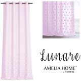  Curtain LUNARE color pink embroidered theme boho eyelets veil 140x270 ameliahome | shoptok.hr