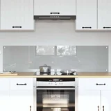 Zaščita za kuhinjo 2 pcs Svetlo siva 80 x 40 cm kaljeno steklo, (5000070015)