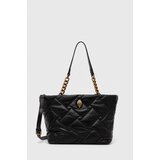 Kurt Geiger London Usnjena torbica črna barva | Shoptok.si