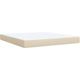  Krevet s oprugama i madracem krem 180x200 cm od tkanine | shoptok.hr