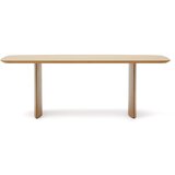 Kave Home Jedilna miza v hrastovem dekorju 100x240 cm Litto – Cene