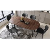  Razvlačivi trpezarijski sto ARTUR hrast/crna | Eponuda.com