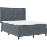  s opruga kutije Tamno siva 140 x 190 cm Baršun | shoptok.hr
