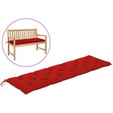 vidaXL Jastuk za vrtnu klupu crveni 180 x 50 x 7 cm od tkanine Cijene