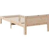 vidaXL Posteljni okvir brez vzmetnice 90x200 cm trdna borovina | Shoptok.si