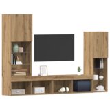 TV ormar s LED svjetlima umetnički hrast 40.5x30x102 cm | shoptok.hr