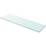 vidaXL Polica Prosojno Steklo 100x30 cm, (20623072) | Shoptok.si
