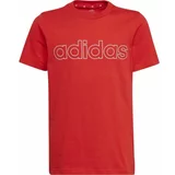Adidas LIN T Majica za dječake, crvena, veličina