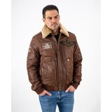 La Force Fashion muška invento kožna jakna dulco - tamno braon | Eponuda.com