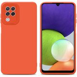 Cadorabo Ohišje, združljiv s Samsungom v tekočini Orange - Zaščitni pokrov iz fleksibilnega silikona TPU, (20603388) | Shoptok.si