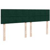  Krevet s oprugama i madracem tamnozeleni 200x200 cm baršunasti | shoptok.hr