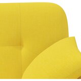  Ljubavni kauč s gumbima Svijetlo žuta 120 x 65 x 79 cm Tkanina | Eponuda.com