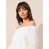 Sinsay Pamučna bluza otvorenih ramena | shoptok.hr