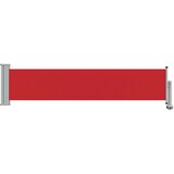  Uvlačiva bočna tenda za terasu 60 x 300 cm crvena | shoptok.hr