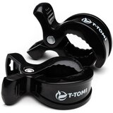 T-TOMI Clip držalo za dudo Black 1 kos | Shoptok.si