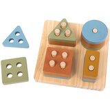 2Kids Toys Colourful Shape Sorter aktivna umetaljka 12m+ 17 kom | shoptok.hr