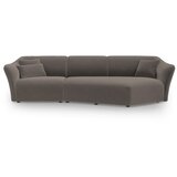 Cosmopolitan Design Smeđa baršunasti kutna garnitura Tokyo – | shoptok.hr
