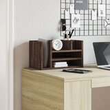  Organizator za pisalno mizo rjavi hrast 44,5x24x25 cm inž. les, (21413977) | Shoptok.si