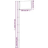  Poljska zastava i jarbol 5 55 m aluminijska | shoptok.hr