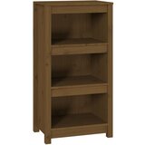 Maison Chic Knjižna omara - Knjižni regal medeno rjava 50x35x97 cm trdna borovina, (21725059) Cene