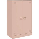 vidaXL Komoda roza 67x39x107 cm jeklo | Shoptok.si