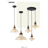  Redo 01-1004 - Luster na sajli SAVILLE 3xE27/42W/230V | Eponuda.com