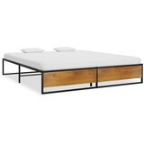 Maison Chic Posteljni okvir - Dvoposteljna postelja - Zakonska postelja črn kovinski 180x200 cm-J4967, (21764759) | Shoptok.si