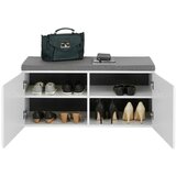 Hom`in Garderobna Klop Avanti, Antracit, Bela | Shoptok.si