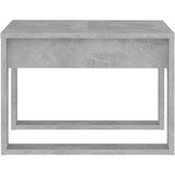 Bočni stolić siva boja betona 50 x 50 x 35 cm od iverice | shoptok.hr