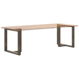  Noge za blagovaonski stol T-oblika 2 kom Crne 70x35x(72-73) cm Čelik | shoptok.hr