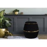 Kayoom TABURE, tekstil črna, zlate barve | Shoptok.si