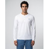 Polo Ralph Lauren Majice z dolgimi rokavi HENLEY COL TUNISIEN Bela | Shoptok.si