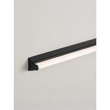 Nova Luce Mat crna LED zidna lampa aluminijska Endo – | shoptok.hr
