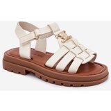 Boto Girls Sandals With Decorative Detail Beige Serina | ePonuda.com